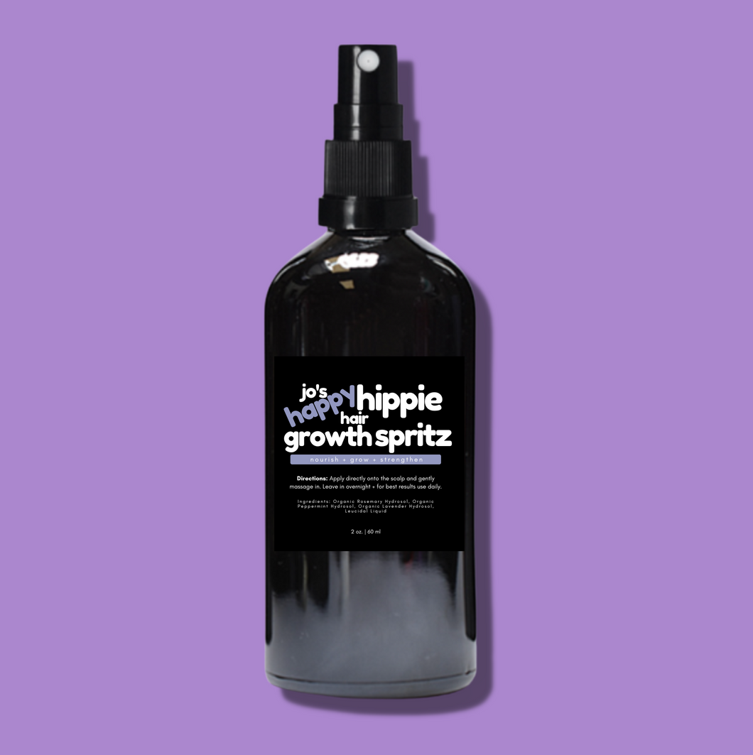 Jo's Happy Hippie Hair Growth Mist | Oil-Free